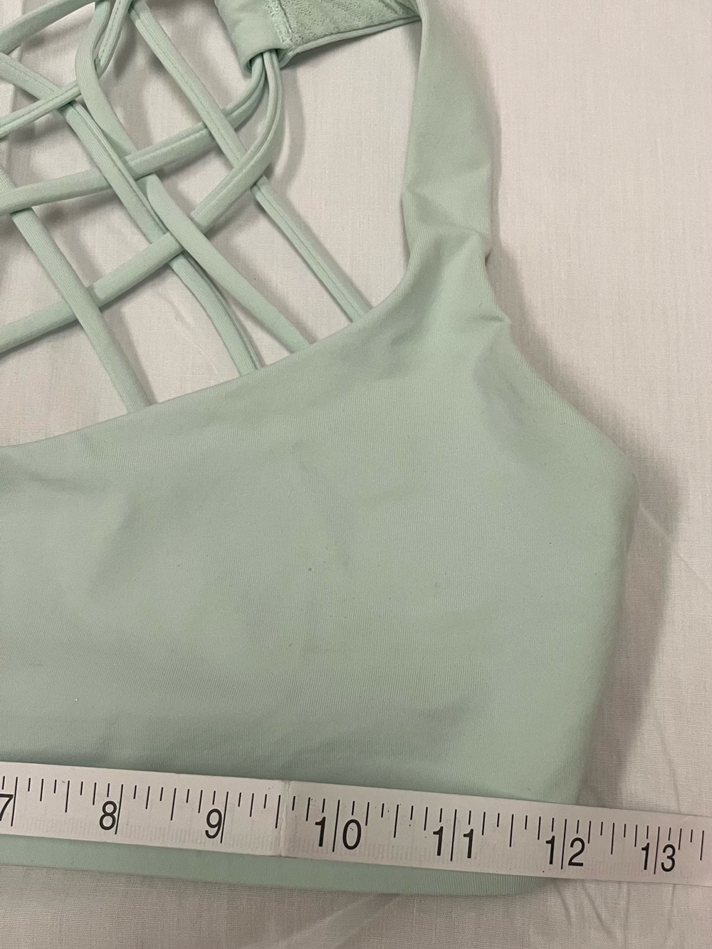 lululemon athletica Mint Green Strappy Back Sports Bra - Picture 5 of 6